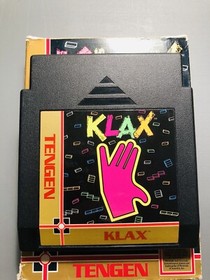 KLAX Nintendo NES Game Tengen CIB Complete