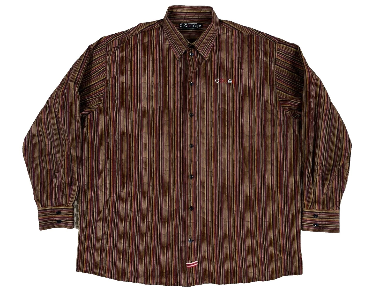 Повседневные мужские рубашки на пуговицах COOGI обычного размера 3XL