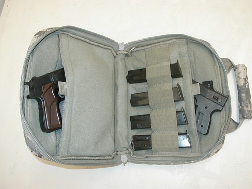 Pistol Soft Case Handgun Tactical Range Bag Gun Pouch Shooting Lockable Storage - Picture 5 of 11