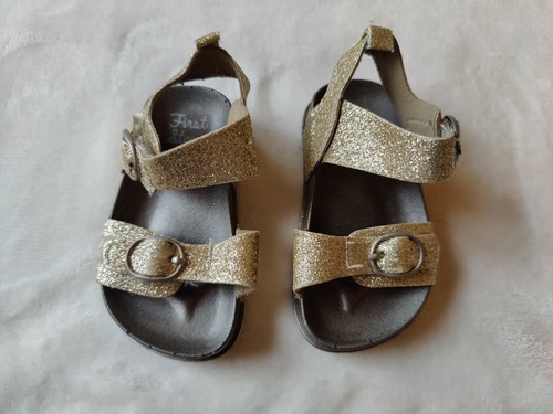 Toddler Baby Girl Summer Sandal Swim Water Shoe Lot Size 5: pink, gold, glitter - Picture 2 of 12