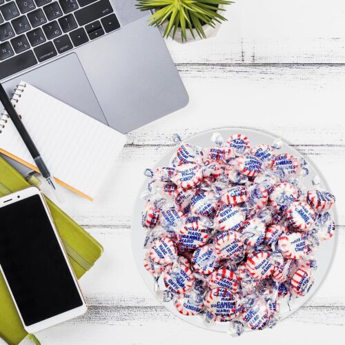 Caramelle dure senza zucchero menta piperita menta piperita, sacchetto da 1 libbra - Foto 3 di 6