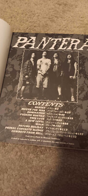 PANTERA バンドスコア Pantera Japan guitar tab Full BAND SCORE Guitar/Bass/Drums/Vocal