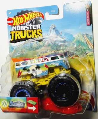 DRAGBUS - Psycho-Delic Monster Trucks Hot Wheels Mattel Auto Die-cast 1:64 Neu