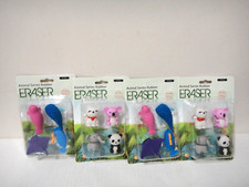 16 Pcs NON PVC Animal Pencil Erasers for kids Desk Pets for Classroom Puzzle new