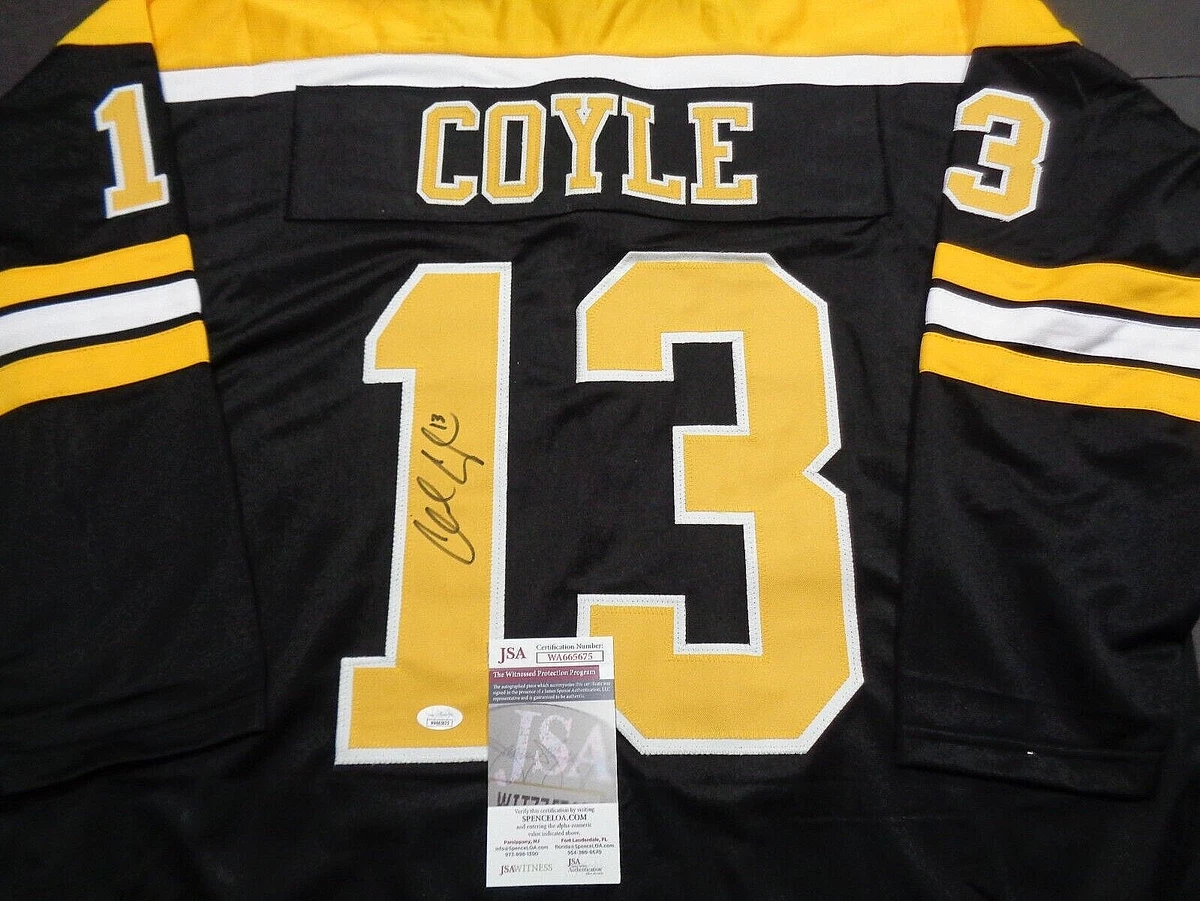 Charlie Coyle Signed Bruins Jersey (JSA)