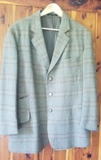 PYTCHLEY PHILLIPS & PIPER HACKING  TAILORED SPORTING TWEED COAT MADE IN ENGLAND 