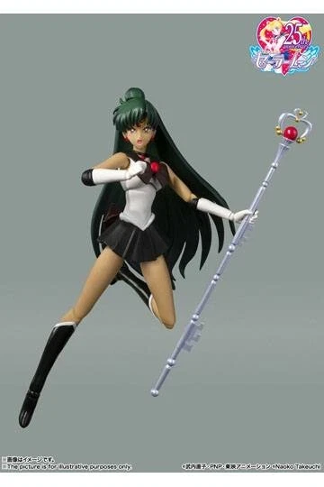 Sailor Pluto Sailor Moon Animation Color Edition SH Figuarts Action Figure 15 cm - Immagine 4 di 4