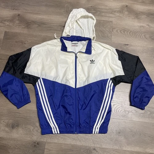 VTG Adidas Georgia State University Colorblock Windbreaker Jacket Mens M - product listing photo