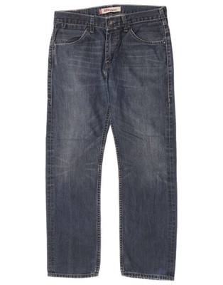 Levi's Herren 504 Straight Jeans W32 L27 Blau Baumwolle CI08