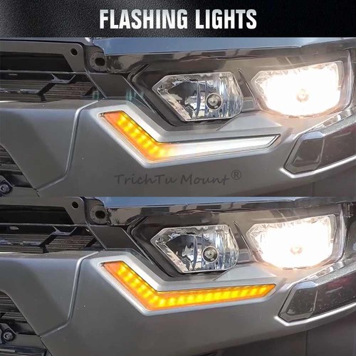 2pcs LED-Frontakzentleuchten Blinkerleuchten For Can-Am Defender/Commander 20-25 - Picture 10 of 24
