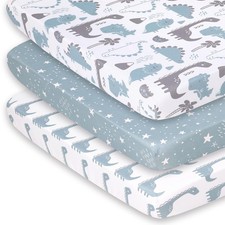 The Peanutshell Mini Crib Fitted Sheets Set, Playard, Pack Play Sheets, Playp...