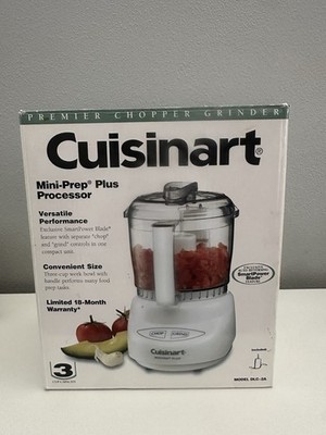 Cuisinart Mini-Prep Plus 3-Cup Food Processor DLC-2A White Chopper Grinder