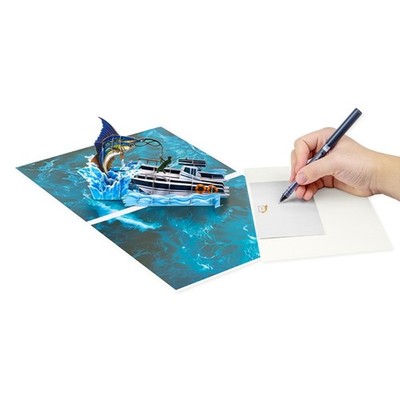 Beautiful Handcrafted Sailfish 3D Popup Card Perfect for Gifting and Decors