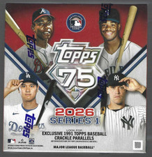 2026 TOPPS BASEBALL SERIES 1 FACTORY SEALED MEGA BOX