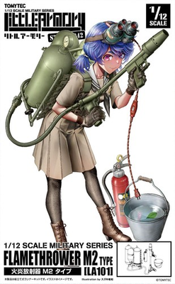 #ad #ad Little Armory LA101 M2 Flamethrower Type Plastic Model Kit $55.58