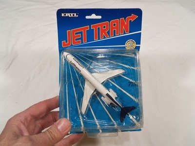 Ertl Jet Tran 2370 Lufthansa Boeing 727 Airplane Toy Vintage 1990 #42
