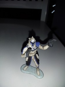 WOTC Star Wars Miniatures - Captain Rex #7 Very Rare w/ Card