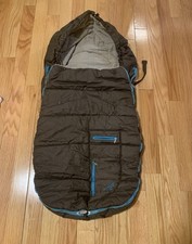 Bunting Stroller Bag Arctic bundleme. JJ Cole Brown Teal NWOT - VG condition