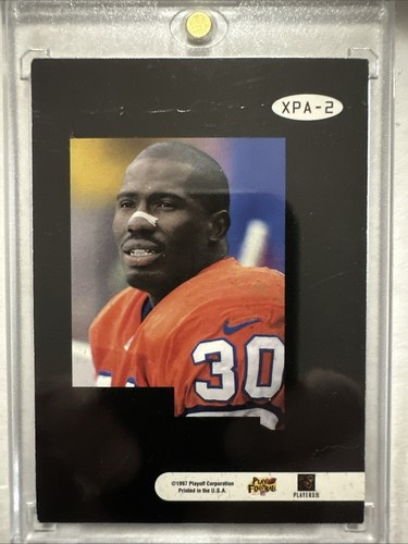 1997 Playoff Terrell Davis Auto Xtra Point Rare Gold - Picture 3 of 4