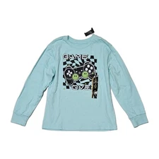 Girl's LS Tee Game Over Teal By Art Class NWT FREE SHIPPING  🆕