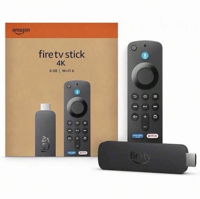 Amazon Fire TV Stick 4K Wi-Fi 6 HDMI 8GB Portable Streaming 2160p Smart Home