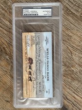 Tommy Lasorda HOF Signed Cancelled Check PSA/DNA Authentic Auto - One Of A Kind!