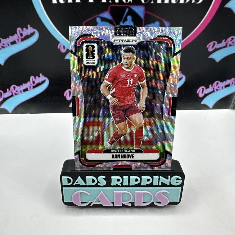 2026 Panini Prizm FIFA World Cup Dan Ndoye Silver Wave Prizm Switzerland #416