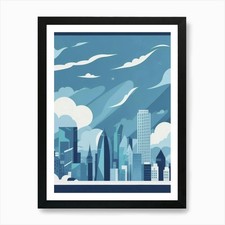 Weather Website Hero Background Ima Framed Wall Art Poster Canvas Print Picture