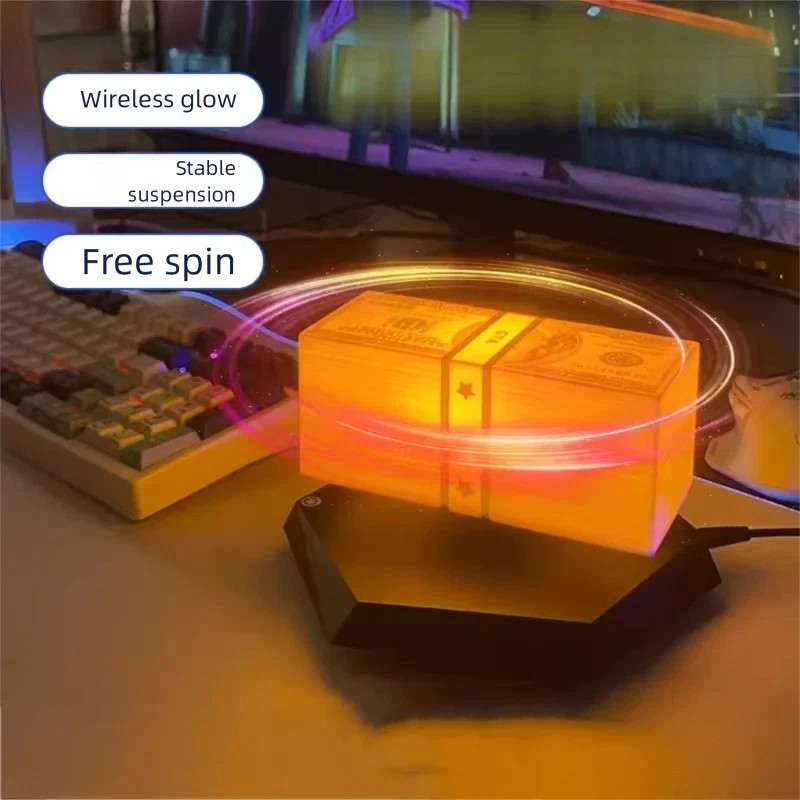 Magnetic Levitating Dollar LED Night Light GTA Money Floating