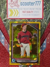 2024 Bowman Chrome SAPPHIRE Prospects~#104⭐JACK HURLEY⭐️《YELLOW》#/75~D-BACKS 