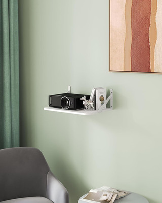 AREAJD Small Mini Projector Shelf, Modem Shelf, Router Shelf, Floating Projector