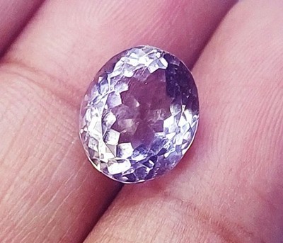 100% Natural Amethyst 5.10 Ct Oval Shape Certified Loose Gemstones