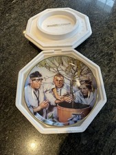 Three Stooges Franklin Mint 1896 Limited Edition Porcelain Plate 1994 NEW