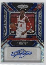 2023-24 Panini Prizm Sensational Signatures Blue 40/49 Mouhamed Gueye Auto 0n64