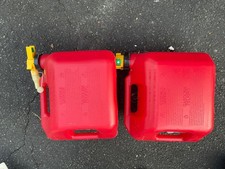 No Spill 5 Gal Red Gas Can Pack of 2 