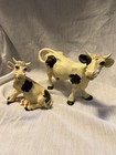 Vintage Playful Holstein Cow Set of 2 Rare Collectibles Antique — photo 8