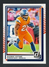 2025 Donruss Football NFL Base Cards #208 Audric Estime Broncos