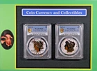 2025-S Morgan and Peace Silver Dollar 2-Coin Rev Proof Set PR70 & PR69 FS PCGS