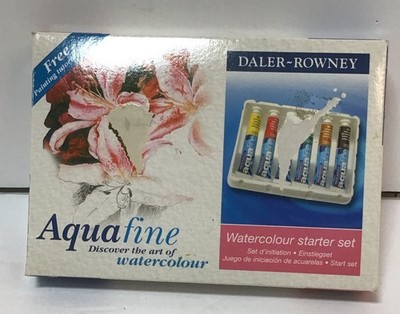 Adler-Rodney Aquafine Watercolor Starter Set Six 8ml etubes 5011385920178 NEW