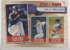 2019 Topps Big League Stat Kings Luis Severino Corey Kluber Blake Snell #365 0f4