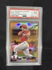 2017 Bowman Chrome Mike Trout #100 Orange Refractor 2/25