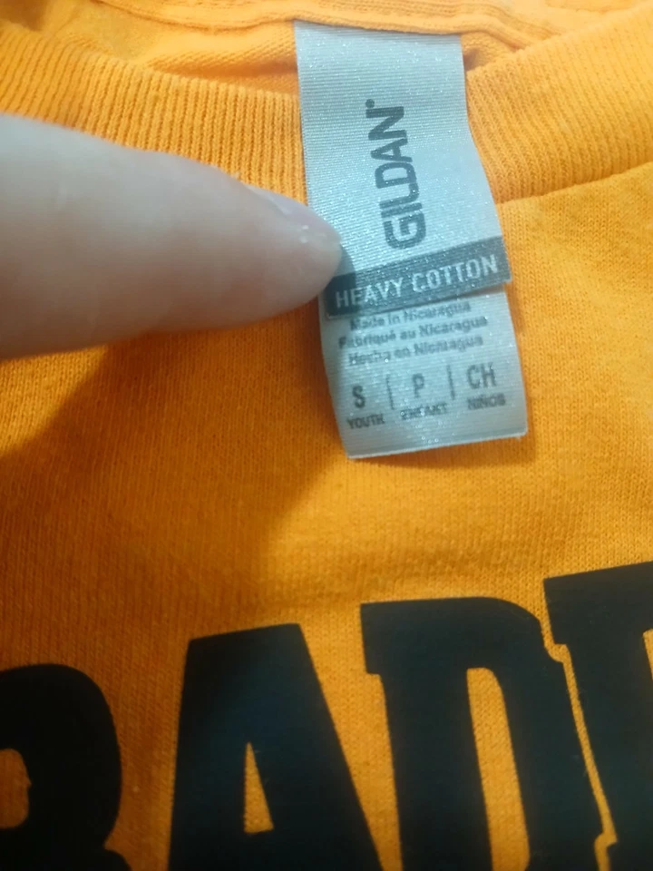 Camiseta naranja para niños tema Minecraft segundo grado nivel desbloqueada. Talla pequeña Foto 2 de 3