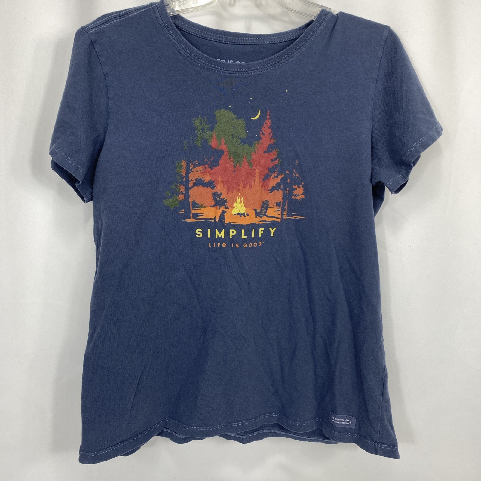 Life Is Good Crusher T Shirts Women’s Size Large Cotton Tees Lot Of 3