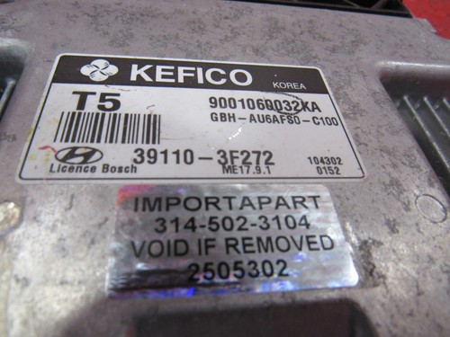 09-11 Hyundai Genesis Sedan 4.6L V8 ECU ECM PCM Engine Computer 39110-3F272 5302 - Foto 5 di 5