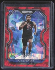 A.J. Epenesa #313 Prizm Red Ice Rookie RC 2020 Panini Prizm *HOT*