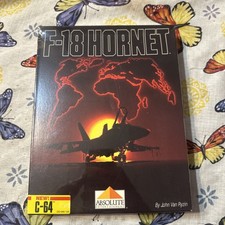 Commodore F-18 Hornet Complete Wbox 1988 - 456 Commodore F-18 Hornet Complete Wbox 1988 - 456