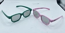 Wicked For Good 3-D Glasses Pair Green & Pink Galinda Elphaba 