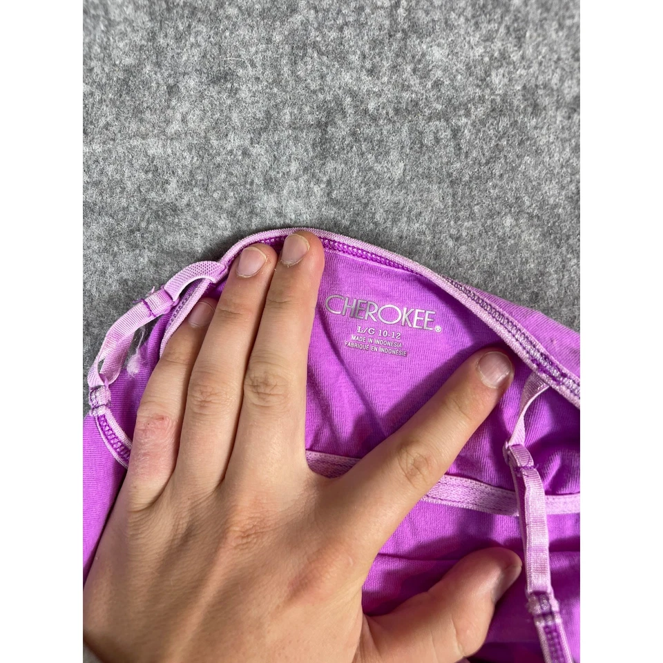 Cherokee Camisole Cami Top Girl Youth Large Purple Spaghetti Strap Summer Casual - Image 3 of 4