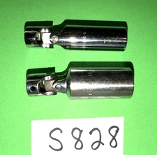CORNWELL TOOLS 2 PIECE 3/8 DRIVE SWIVEL SPARK PLUG SOCKETS 5/8 & 13/16