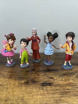 Disney Junior Fancy Nancy 5 Figure Figurine Play Set cake topper figures